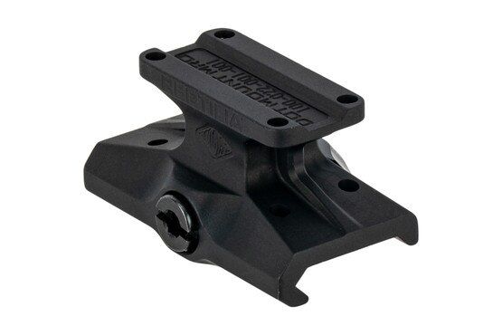 Reptilia Corp Trijicon MRO red dot mount features a black anodized finish